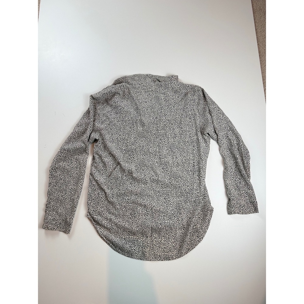 Abercrombie & Fitch Boyfriend Shirt Womens Small Black White Abstract‎ Print S - Picture 4 of 6
